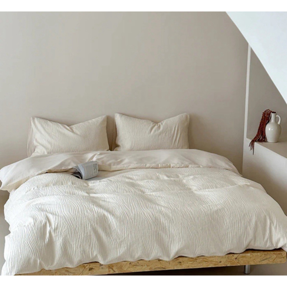 LULLABUY Premium Timber Weave King Bedding Set